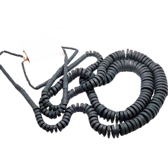 🎁Style & Co Gold Tone Bold Chunky Green 2-layer Beaded Statement Necklace - Picture 2 of 7